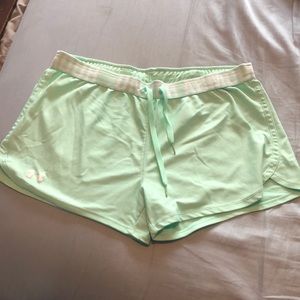 Mint Green Under Armor Shorts